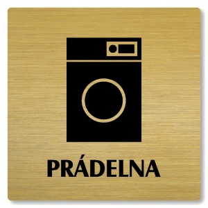 Prádelna, 118x118mm, zlatá, Nevada